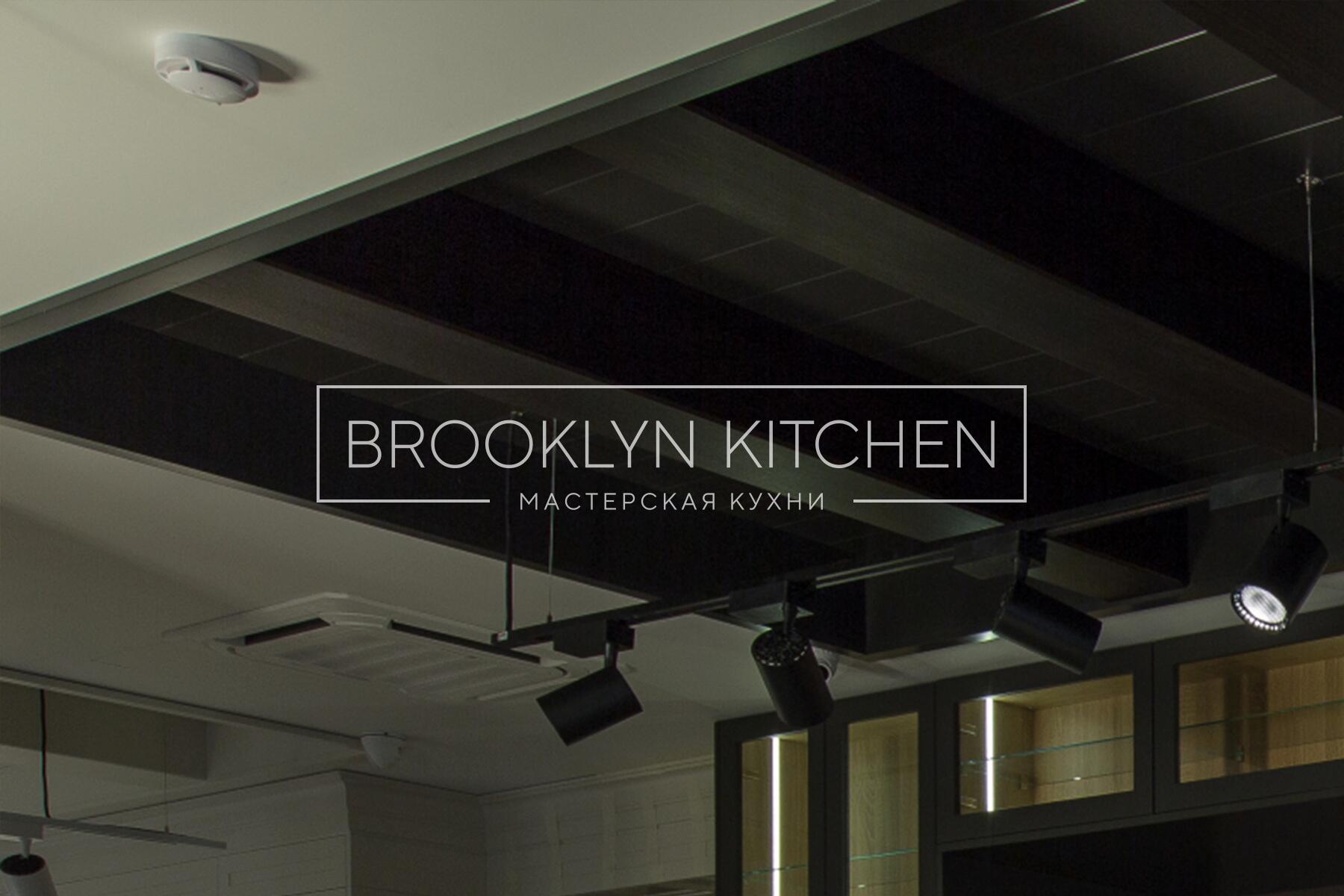 Многофункциональный остров с фасадами под эмалью и подсветкой